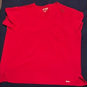 Grey's Anatomy Men's Vivid Red Short Sleeve Tee